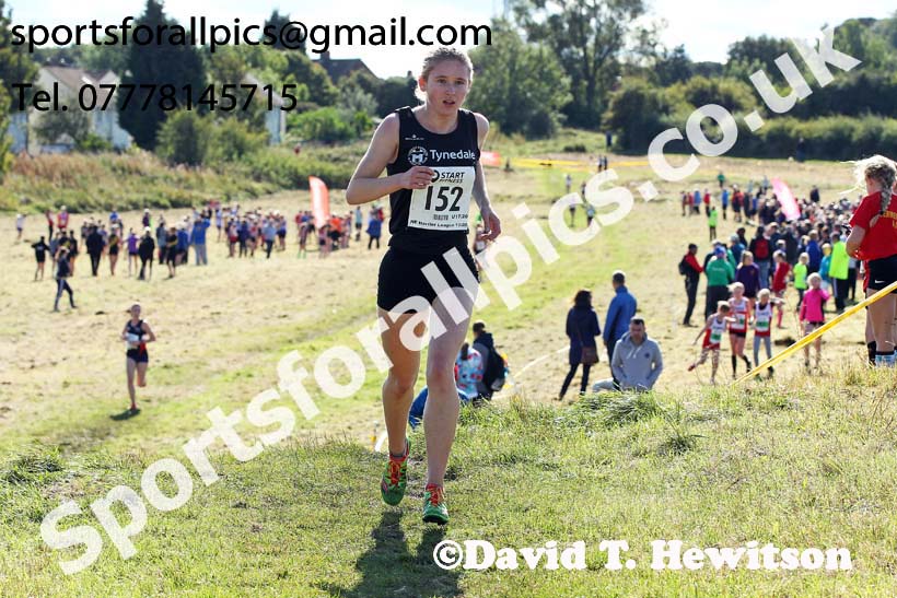 Womens under-17s  and under-20s 2019 Start Fitness Harrier league, Wrekenton, Gateshead. Photo: David T. Hewitson/Sports for All Pics